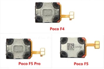 Заміна розмовного динаміка Xiaomi Poco F4 / F4 GT / F5 / F5 pro