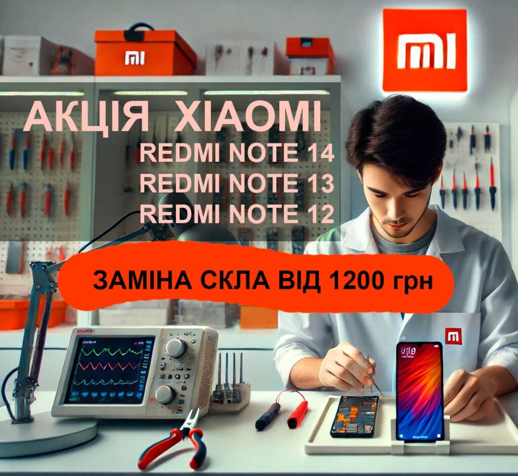 Акція на ремонт Xiaomi Redmi Note 14 4g, Redmi note 14 pro pro 4g