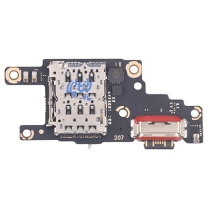 Плата: розьем зарядки, микрофон, сим приемник Xiaomi Poco F6
